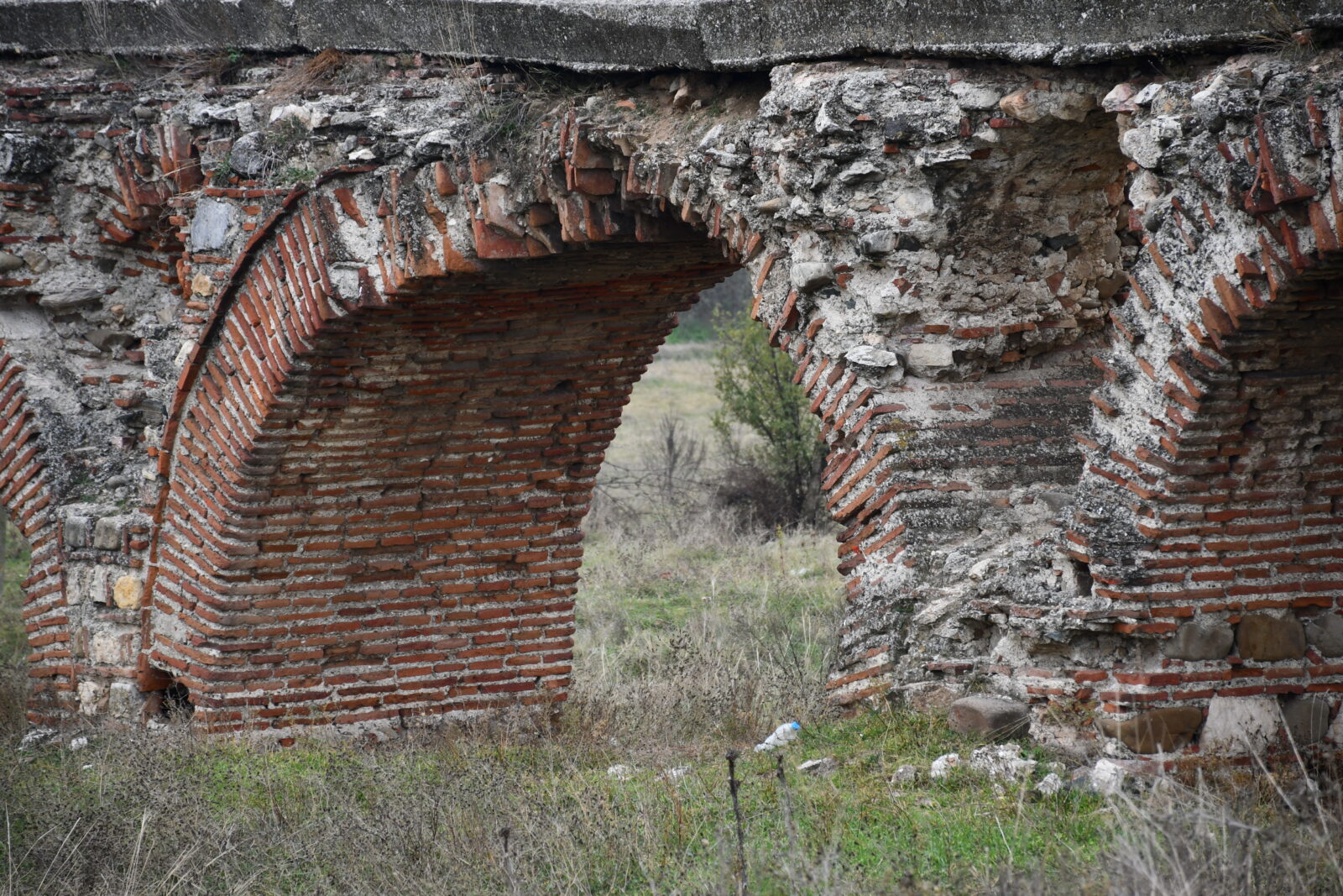 Historic Skopje Aqueduct awaits restoration to its former glory