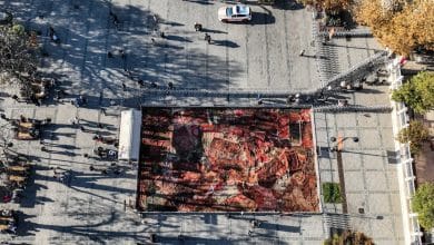 ‘Touching’ carpet art at Hagia Sophia highlights Gaza's struggles