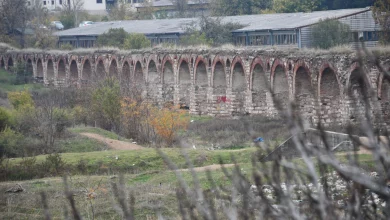 Historic Skopje Aqueduct awaits restoration to its former glory