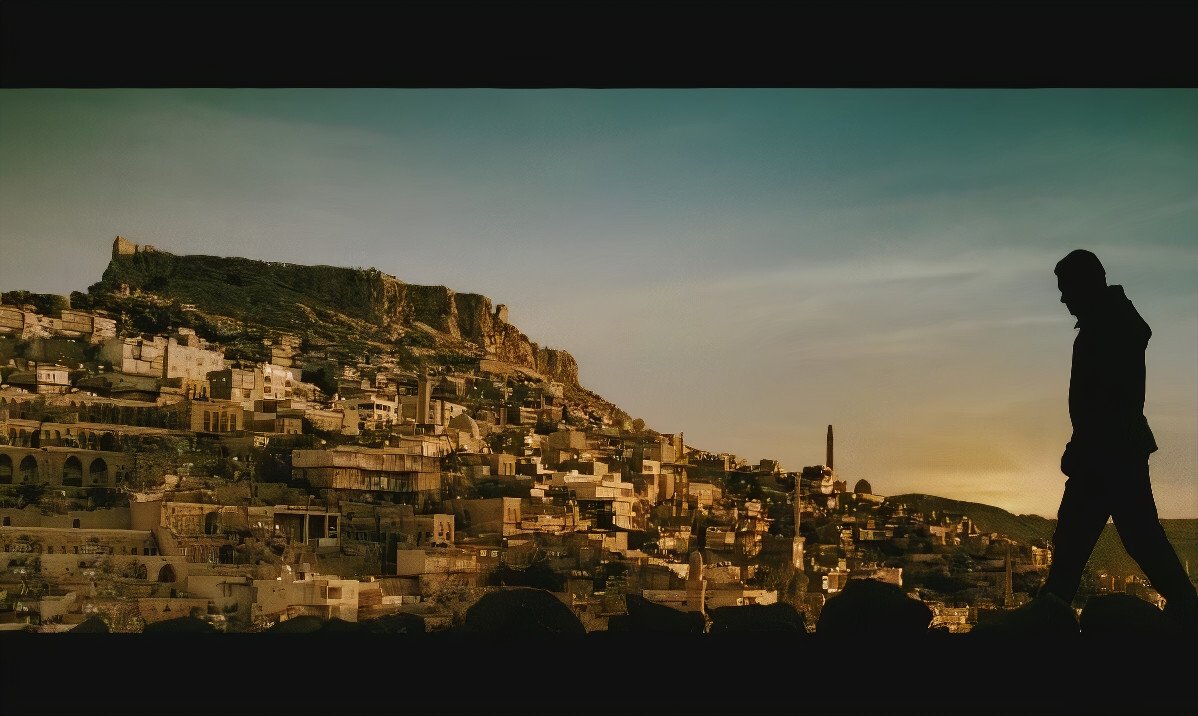 A still shot from “Ek tha Tiger” (“Once There was a Tiger”) shows a view of Mardin in southeastern Turkey.