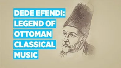 Portrait of Ismail Dede Efendi, pioneer of Ottoman classical music