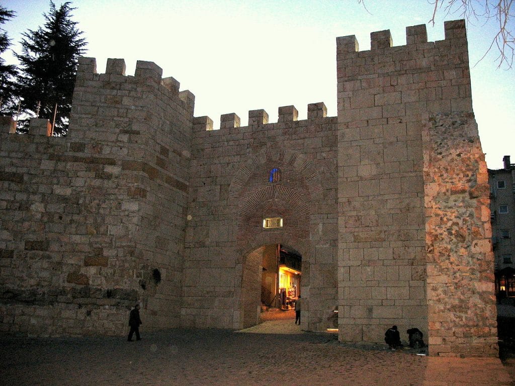 Gate of Bursa's Byzantine castle, which witnessed the long Ottoman siege