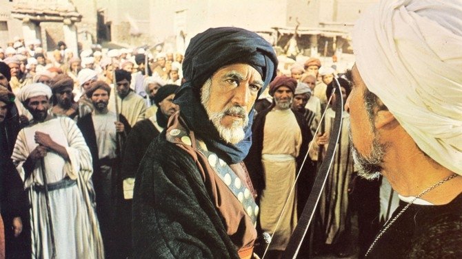 Actor Anthony Quinn as Prophet Muhammad's uncle Hamza in a scene from 'The Message.'