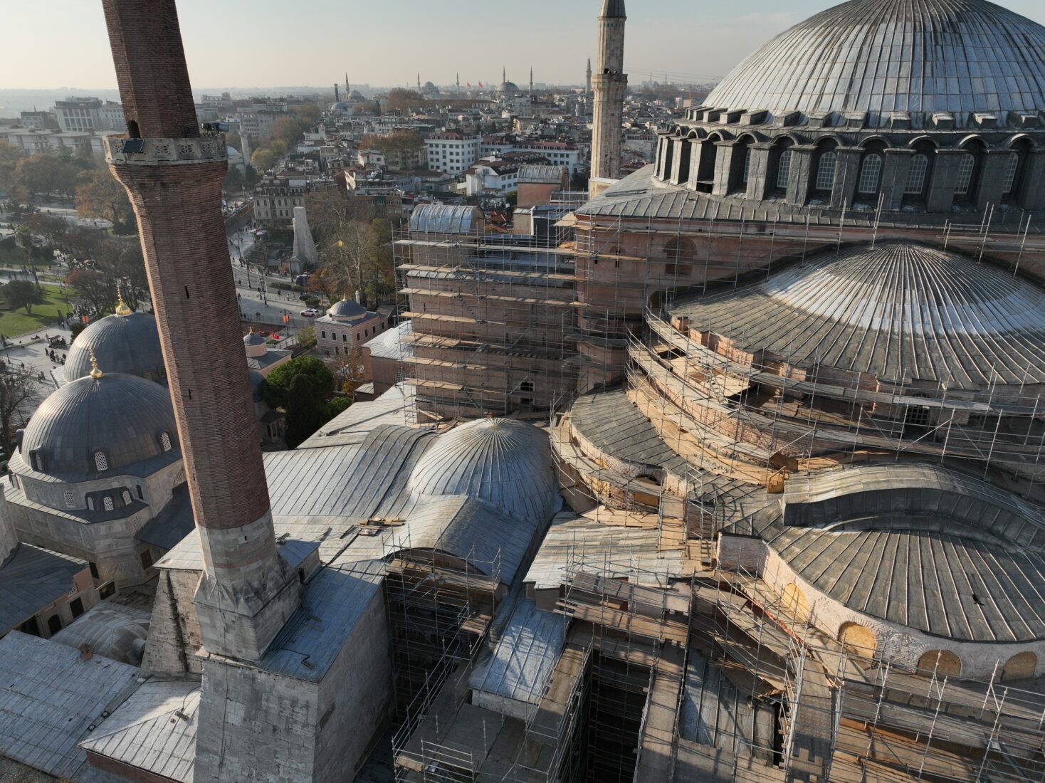 Hagia Sophia’s facade to be freed from non-original plaster in bold restoration move