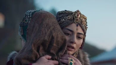 Özge Törer as Bala Hatun sings a heartfelt lullaby in Kuruluş Osman Episode 174, reuniting with her daughter Halime.