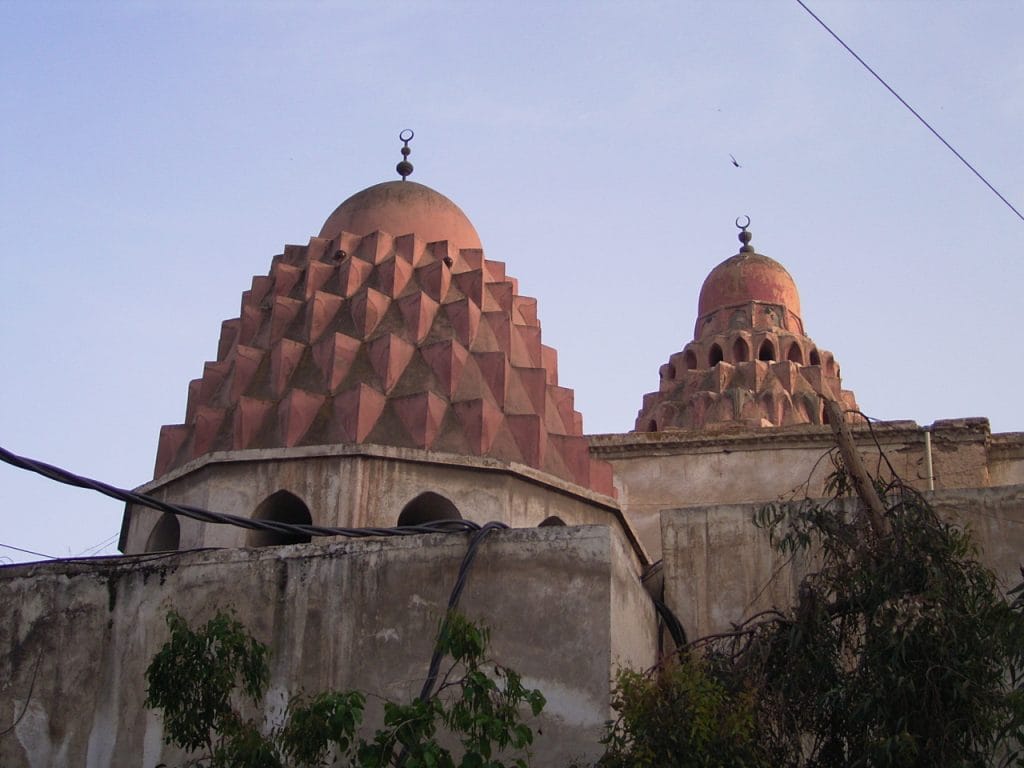 Domes of Nur al-Din Mahmud's madrasa complex in Damascus (his burial place)