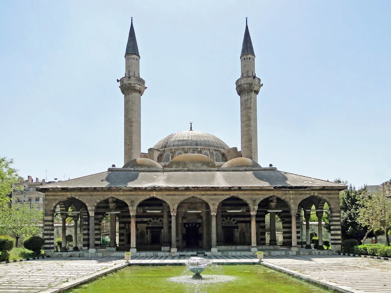 Sulaymaniyya Takiyya Mosque in Damascus, housing the tomb of Sultan Mehmet VI, set for restoration.