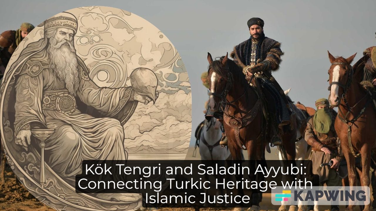 Saladin Ayyubi: A historical depiction of Saladin Ayyubi, the liberator of Jerusalem, embodying Islamic justice and unity.