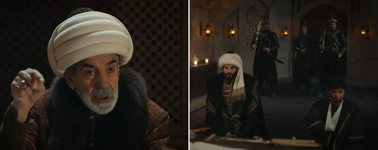 Sultan Mehmed in court scene from Mehmed: Fetihler Sultânı on OsmanOnline