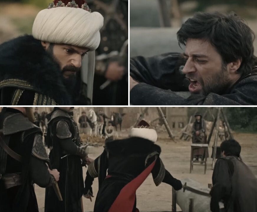 Sultan Mehmed in court scene from Mehmed: Fetihler Sultânı on OsmanOnline